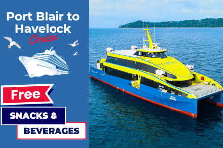 Port Blair to Havelock Cruise Ticket | Luxury Class | BTA5010