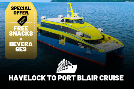 Havelock to Port Blair Cruise Ticket | Luxury Class | BTA5013